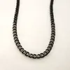 in bulk 5pcs Lot 5mm/8mm 24'' stainless steel black smooth curb chain necklace Mens Fashion cool jewelry gifts high quality gifts