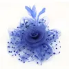 Women Net Hat Feather Hair Clip Women Cocktail Wedding Party Bridal Hat Race Party Hair Decor wear