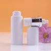 5ml 10ml 15ml Mini Biały Refillable Plastikowy Airless Spray Butelki-Przenośny Makijaż Kosmetyczny Opryskiwacz Wody Perfumy Perfumy Spary Atomizer Uchwyt