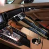 Porsche Panamera 2010-2016 인테리어 중앙 컨트롤 패널 도어 핸들 탄소 섬유 스티커 데칼 자동차 스타일링 Accessorie