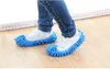 2 teile/para Top Mode Sonderangebot Polyester Solide Staub Reiniger Haus Badezimmer Boden Schuhe Abdeckung Reinigung Mop Slipper