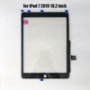 Painel de vidro da tela de toque de 50 peças com digitalizador para iPad 7 7 8 8 2019 2020 A2197 A2200 A2198