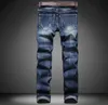 Men Jeans Ripped Elastic Jeans Rap Ripped Denim Harajuku Moto Biker Overalls Slim Hip Hop Loose Baggy Hip Hop Mens 312