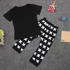 Baby Boys Odzież Zestawy Baby Girls Boys Fox Bawełna Topy T-Shirt + Spodnie Legginsy 2 sztuk Stroje Zestaw Kostium Chłopcy Ubrania