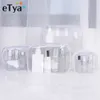 Etya bolsa cosmética transparente com zíper, estojo de maquiagem para viagem, organizador de beleza para mulheres, produtos de higiene pessoal, lavagem e armazenamento de banho 243r