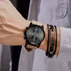 2019 Men Watch CHITA Marca Moda Sports Quartz Relógios Mens couro impermeável Chronograph Relógio do negócio Relógio Masculino LY191206