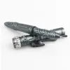 Portabel självförsvar Taktisk pennöverlevnadsglasbrytare med LED -ficklampa med rostfritt stål utomhusöverlevnad EDC TOOL9947541