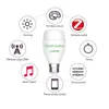 Nova 6 W E27 240 V WI-FI Lâmpada LED Suporte Echo Alexa Lâmpada de Voz Sem Fio Automação Doméstica Regulável Lâmpada Musical RGB Cores