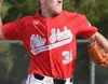 NCAA Ohio State Buckeyes Baseball #2 Kobie Foppe 3 Jake Vance 12 Tyler Cowles 44 Connor Curlis College Grå Vita Röda Tröjor S-4XL