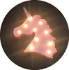 Mignon Led veilleuse animaux chapiteau lampes sur le mur pour enfants fête chambre décor de noël enfants