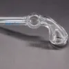 Klar pyrex tjockt glas rökrör oljebrännare rör dab riggar vatten bong adapter nedstam