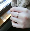 316 Stainless Steel Double T Design Open Ring For Women Fashion Titanium Flexible Ring Rose Gold Plated Ring2376