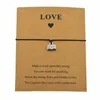 Nuova personalità di lettura amanti dei braccialetti di fascino libro per le donne gli uomini insegnanti regali degli allievi corda monili registrabili Loev carta