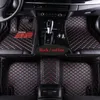 Маты для пола автомобиля для Tesla Model S Model X Fit Alfa Romeo Stelvio Stelvio Giulia Car-Styling Carpet Carpet PU кожа левый