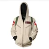 Luvtröjor herr Herr Ghostbusters SPENGLER 3D-tryckta huvtröjor Casual hoodie med dragkedja Cosplay Zip Up