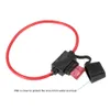 Freeshipping 10 stks DC 12 V 40A Standaard Blade Inline Fuse Houder Splash Proef voor Auto Fiets