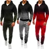 Heren trainingspakken sport pak losse katoenen hoodie 2-piece conquest logo aangepaste hiphop jogger broek plus size mannen mannen outfits