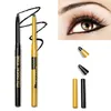 Glazzi Eyeliner gel caneta maquiagem 2 cores aleatório À Prova D 'Água Liner Líquido Lápis 2in1 Girar Eyeliner Eye Shadow Cosmetics