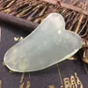 Naturliga Jade Board Green Jade Stone Cure Massage Guasha Tool Body Face Relaxation Beauty Health Care Tool RRA3187