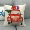 New Christmas Cotton Linen Pillow Case Sofa Cushion Cover Home Decor Pillowcase Sofa Decorative Cushions Xmas Gift