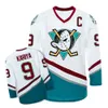 Mighty Ducks Movie Jersey 2 Тэмми Дункан 4 Лес Аверман 5 Тэмми Дункан 6 Кэт Гэффини 7 Дуэйн Робертсон 8 Теему Селянне Хоккейные майки