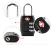 New TSA 3 Digit Code Combination Lock Resettable Customs locks Travel locks Luggage Padlock Suitcase High Security SN2559