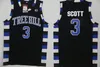 NCAA One Tree Hill Ravens Basketball Maillots Frère Film 3 Lucas Scott 23 Nathan Scott Noir Blanc Bleu