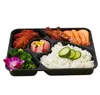 Gratis verzending Food Grade PP Materiaal Take Away Food Packing Boxes Hoge kwaliteit wegwerp Bento Box voor restaurant