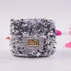 Baby Girls Sequin Messenger Bag PU wallet Cartoon Cute Kids Shoulder Bags Boutique Coin Purse 5 colors designer handbag