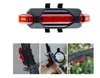 Taşınabilir 5 LED USB MTB Yol Bisiklet Kuyruğu Işık Şarj Edilebilir Güvenlik Uyarı Bisiklet Arka Işık Lambası Bisiklet Bisikleti Light9958090