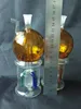 Rundhet Multi-Claw Cigarett Kettle Bongs Oil Burner Pipes Water Pipes Glass Rigs Rökning