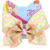 Fiocco Jojo Siwa da 8 pollici, fiore, sirena, stelle, spogliato, con clip di strass, accessori per capelli grandi, forcina per capelli