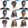 3D tie-dye Face Mask Adlut and Kid size Dust-proof and Smog-proof Fashion Printing Ice Silk Fabrics can be Washed to Support Custom XD23445