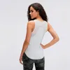 L-72 Quattro colori Donna Yoga Canotte T-shirt Running Sport Yoga Top Moda sexy Gilet all'aperto Asciugatura rapida Lady Yoga Workout Top3072