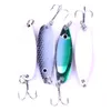 HENGJIA 50pcs Fishing Spoon Lures 6.5g 5cm spinner and spoon silver/Spinner multicoloured Hard Bait colorful metal baits