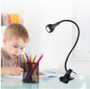 Porta clip Alimentazione USB Lampada da tavolo a LED Lampada da tavolo flessibile Lampada da comodino Lampada da libro per la decorazione domestica del soggiorno della camera da letto