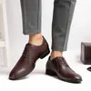 Genuine Leather Men Business Shoes Breathable Wedding Shoes Men Pointed Comfort Dress Male Casual Men'S Office