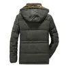 Mannen Winterjas Plus Size 6XL 7XL 8XL dikke warme parka fleece bont capuchon Militaire jas jas pockets windjack jas mannen