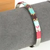 Bracciali per ragazze da donna dal design classico di lusso con perline di semi Miyuki Bracciali in argento Bracciali con polsini in acciaio inossidabile Braccialetto da polso Bracciali