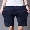 Pantaloncini di cotone Uomo Summer Beach corto maschile Casual Shorts Mens Solid Boardshorts di alta qualità Elastico moda Brevi uomini S-5XL 1012