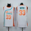 Downtown Malone # 69 Monix # 11 Flint Tropics Jersey 7. Kahve Siyah # 33 Ay Yarı Pro Film Formalar Erkekler Dikişli Formalar