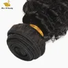 Afro Curly 3a 3b 3c Hair Bundles Weaves Weft Remy HumanHair Natual Black Color