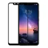 Tam kapak temperli cam ekran koruyucu için xiaomi redmi note 6 pro 6.26 inç