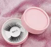 Stock 16 Stilar 3d Faux Mink Eyelashes 100% handgjorda naturliga med rosa presentförpackning