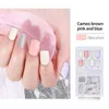 False Nail Artificial Tips 30pcs Reusable Glitter Full Cover for Decorated Design Press On Nails Art Fake Extension Tips