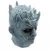 Maschera di Halloween Night's King Walker Face NIGHT RE Zombie Latex Mask Adulti Cosplay Throne Costume Party