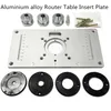 Freeshipping 1 teil/satz NEUE 700C Aluminium Platte Einfügen Ringe Holz Router Tisch Für Holzbearbeitung Trimmer Router DIY Gravieren Maschine