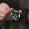 Ruimas Casual Watchs Men Luxury Luxury Black Le cuir bracelet Montreuse Military Sports Chronograph Quartz Watch Man Regios Clock 5721896545