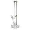 Bong de 9 mm en verre épais Bongs à tubes droits Bongs Pipes d'eau 16 '' Verre lourde Bong Bong Pipes Bongs Bong Cylindre Verre Bong