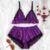 2019 vêtements de nuit femmes Satin Sexy Lingerie fille dentelle épissure body vêtements de nuit Bodydoll robe de nuit vêtements de nuit en soie Homewear A1